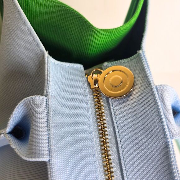 Kate Spade NY x Target Colorblock Knit Tote Bag Green / Blue - It's In The Bag - Picture 6 of 7